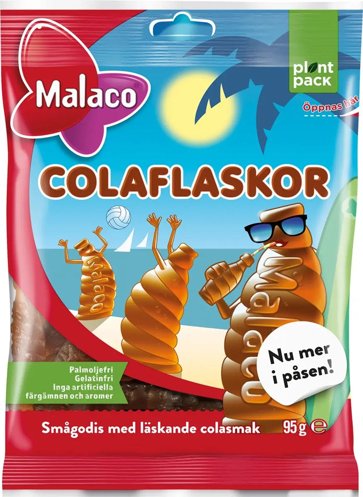 Malaco Colaflaskor 95g - Scandinavian Goods