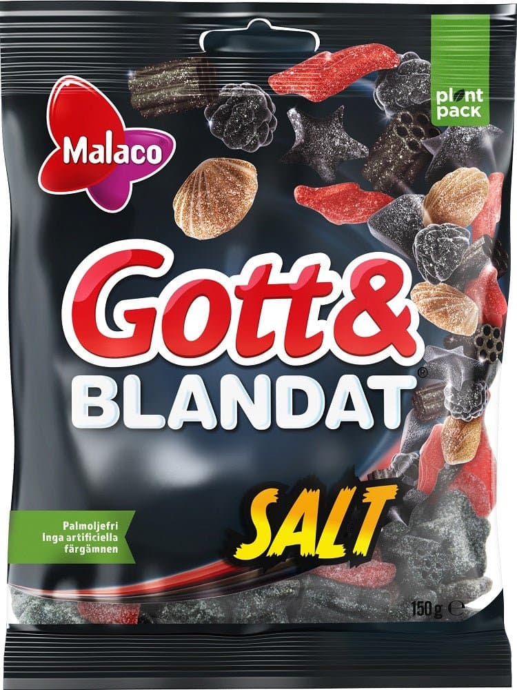 Malaco Gott & Blandat Salt 150g - Scandinavian Goods