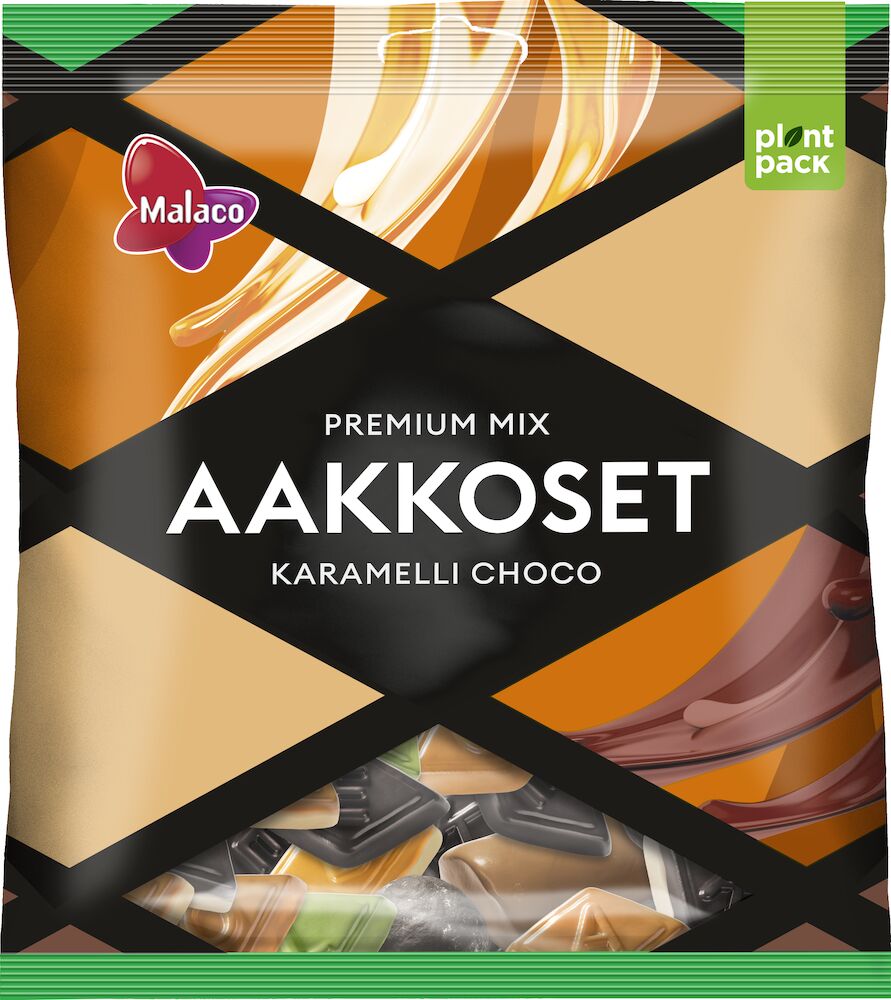 Malaco Aakkoset Karamelli Choco 290g - Scandinavian Goods