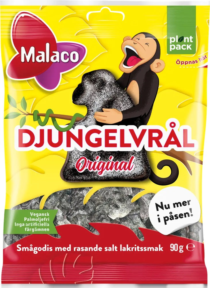 Malaco Djungelvrål Original 90g - Scandinavian Goods