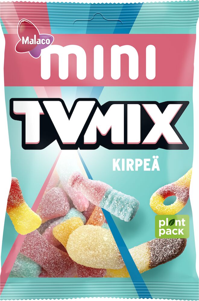 Malaco TV Mix Mini Kirpeä 110g, 18-Pack - Scandinavian Goods