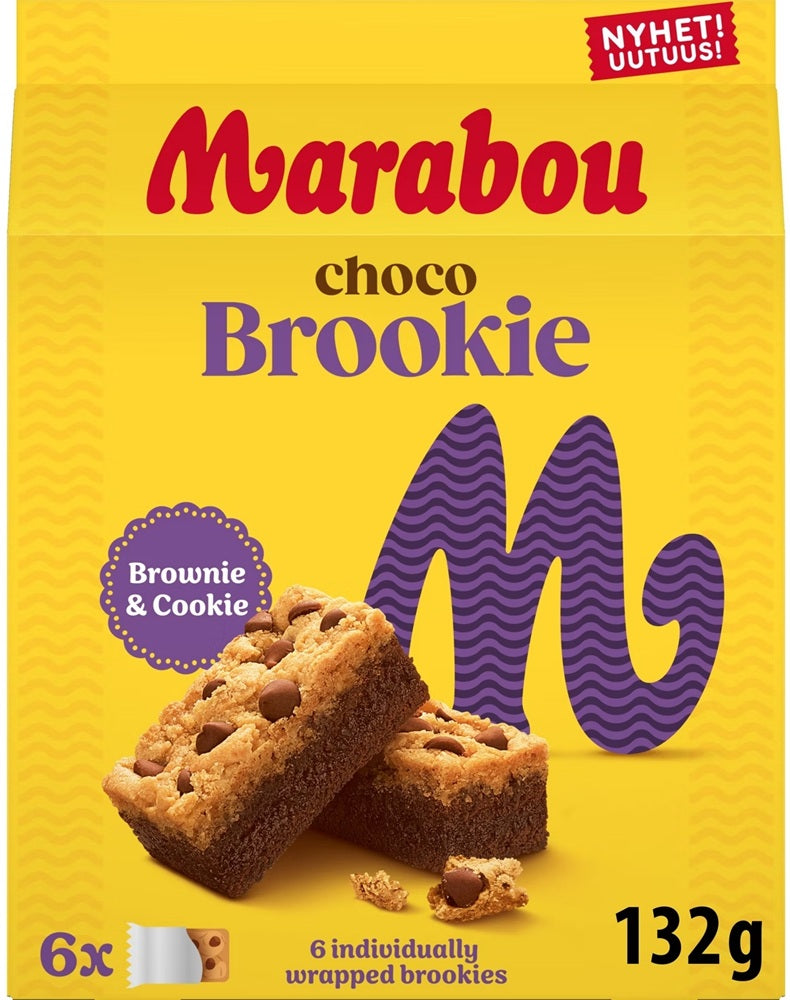 Marabou Choco Brookie Soft Cake 132g - Scandinavian Goods