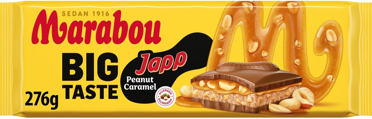 Marabou Big Taste Japp Peanut 276g, 13-Pack - Scandinavian Goods