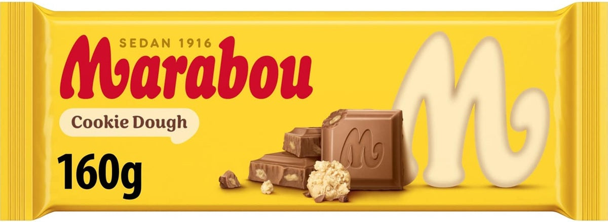 Marabou Cookie Dough Chocolate Bar 160g - Scandinavian Goods
