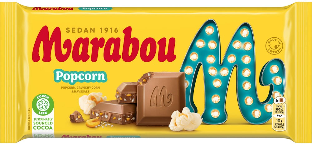Marabou Popcorn 185g - Scandinavian Goods