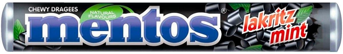 Mentos Lakritz-Mint 38g, 40-Pack - Scandinavian Goods