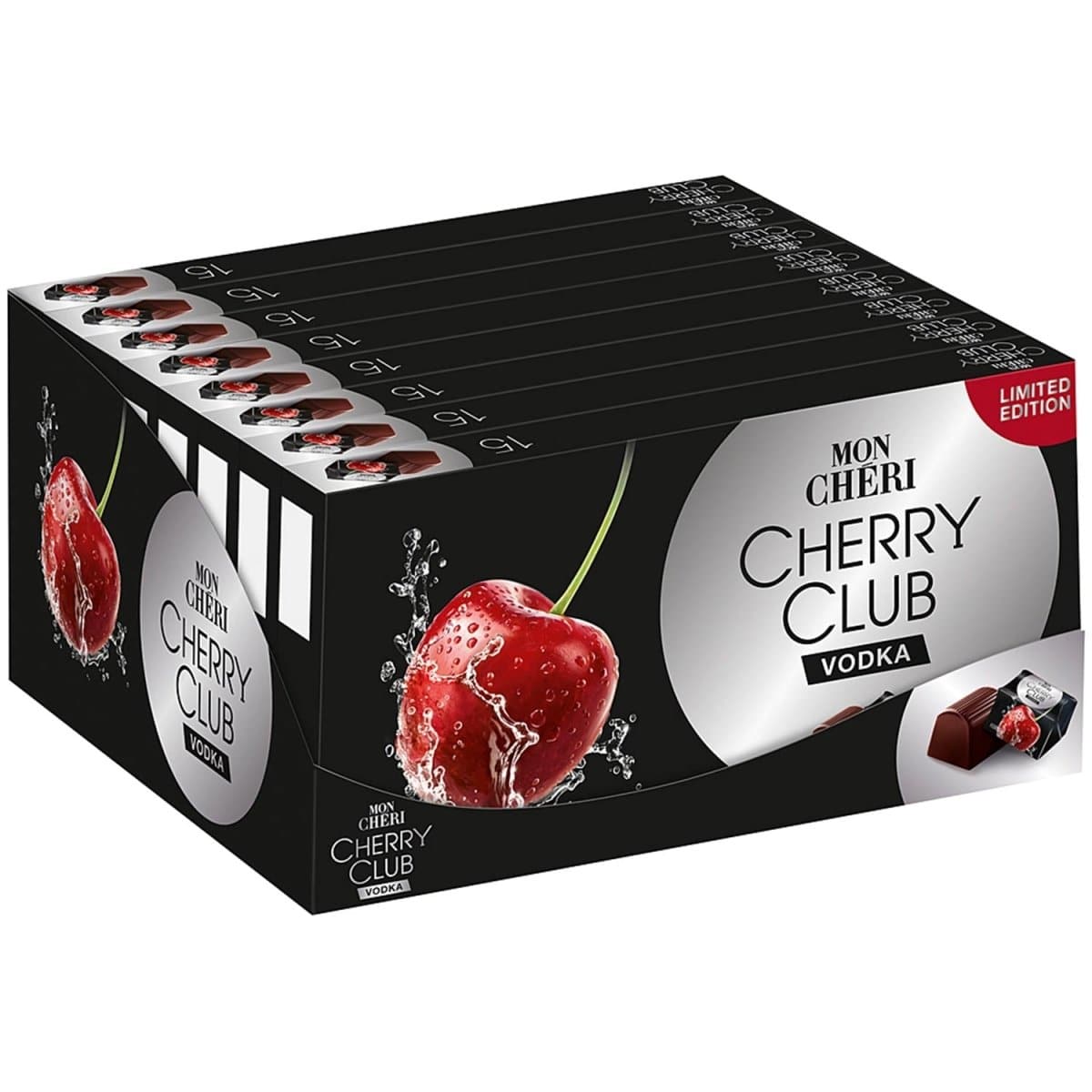 Mon Cheri Cherry Club Vodka 157g, 8-Pack - Scandinavian Goods