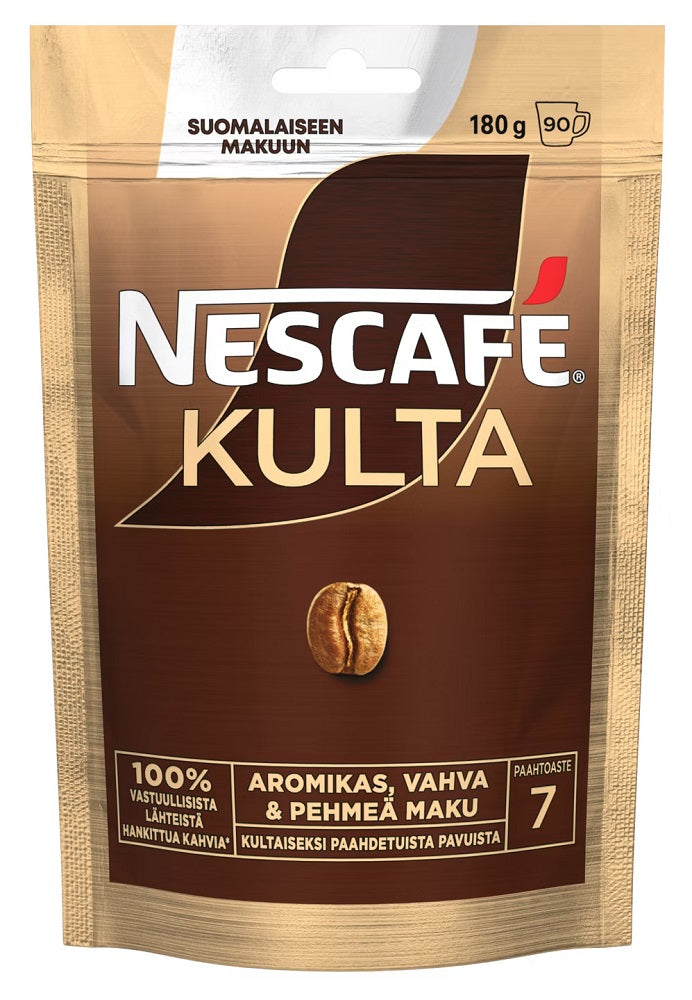 Nescafé Kulta Pikakahvi 180g, 12-Pack - Scandinavian Goods