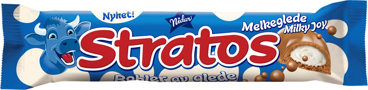 Nidar Stratos Milky Joy Chocolate Bar 35g, 36-Pack - Scandinavian Goods