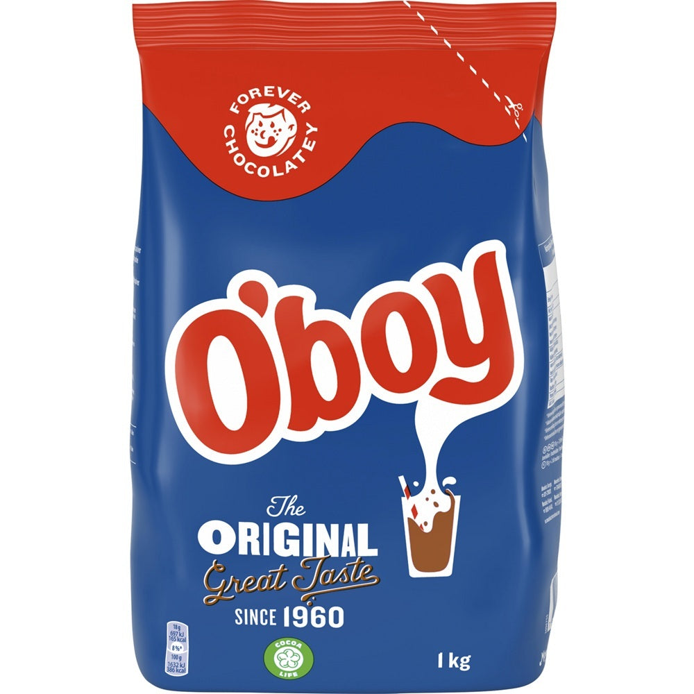O'boy Original Cocoa Powder 1 kg, 3-Pack - Scandinavian Goods