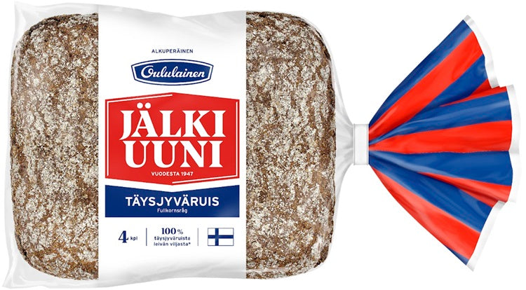 Oululainen Jälkiuunipala Whole Grain Rye 240g - Scandinavian Goods