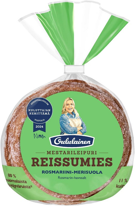 Oululainen Reissumies Mestarileipuri Rosemary & Sea Salt 235g - Scandinavian Goods