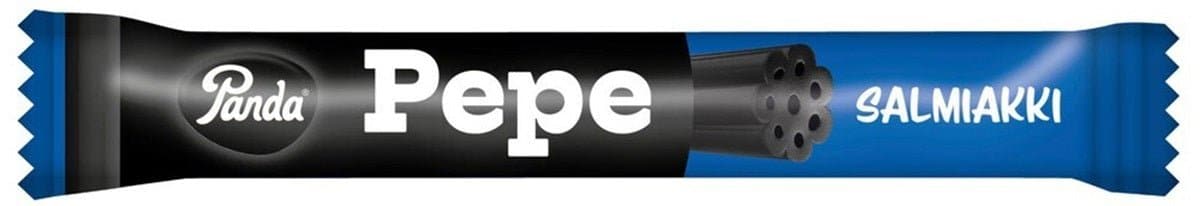 Panda Pepe Salmiakki Licorice Stick 32g, 40-Pack - Scandinavian Goods