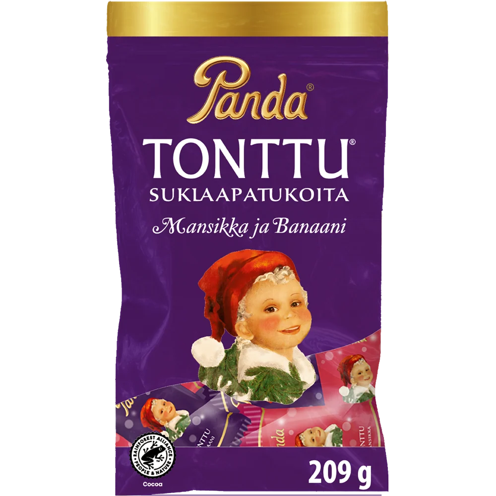 Panda Tonttu Chocolates 209g, 12-Pack - Sandinavian Goods