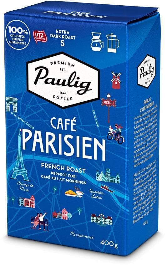 Paulig Cafe Parisien Ground Coffee 400g, 12-Pack - Scandinavian Goods