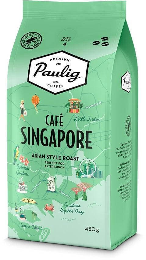 Paulig Café Singapore Coffee Beans 450g, 8-Pack - Scandinavian Goods