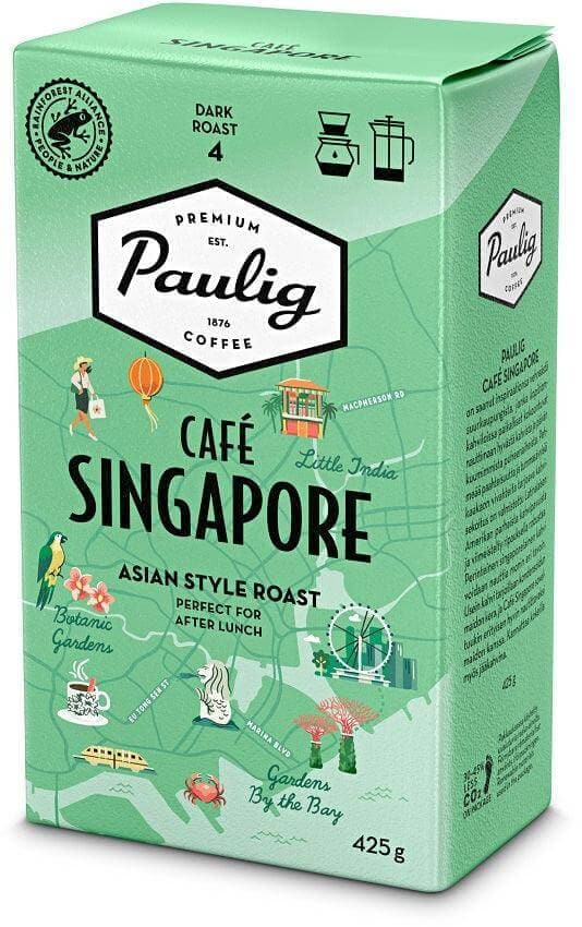 Paulig Cafe Singapore Ground Coffee 425g, 12-Pack - Scandinavian Goods
