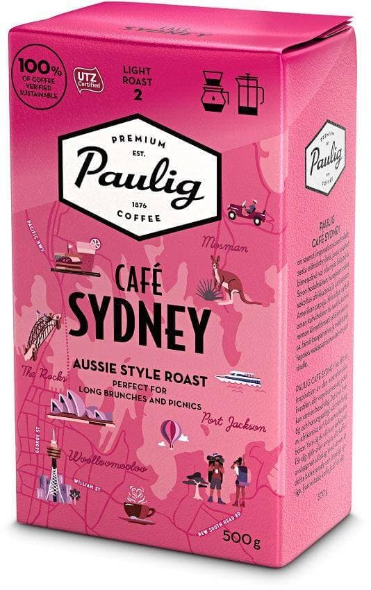 Paulig Cafe Sydney Ground Coffee 500g, 12-Pack - Scandinavian Goods