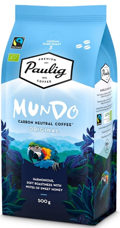 Paulig Mundo Coffee Beans 500g, 8-Pack - Scandinavian Goods