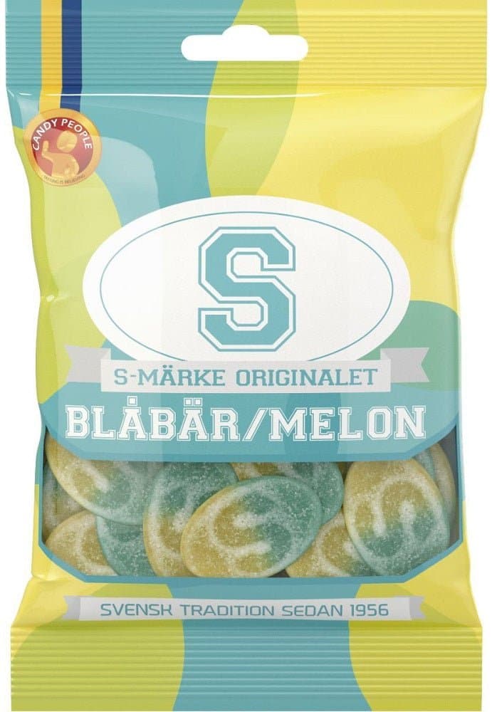S-Märke Blåbär/Melon 80g - Scandinavian Goods