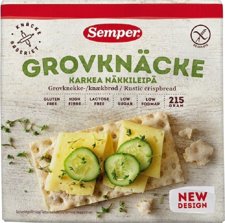 Semper Grovknäcke 215g, 12-Pack - Scandinavian Goods