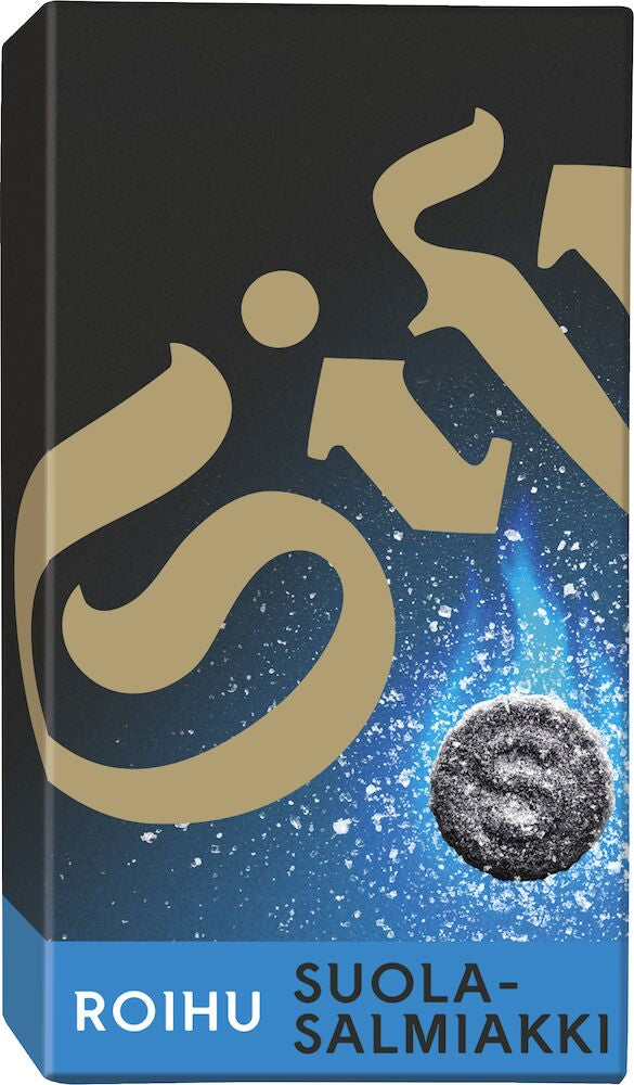 Sisu Roihu Suola-Salmiakki 70g, 12-Pack - Scandinavian Goods
