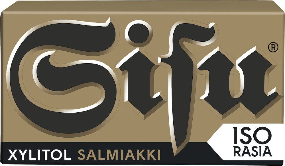 Sisu Xylitol Salmiakki Pastilles 70g, 12-Pack - Scandinavian Goods