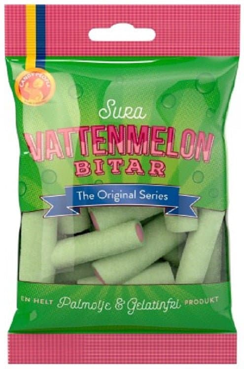 Sura Vattenmelonbitar 80g, 24-Pack - Scandinavian Goods