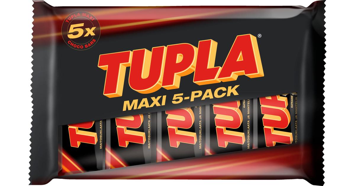 Tupla Maxi Chocolate Bar 50g, 5-Pack - Scandinavian Goods