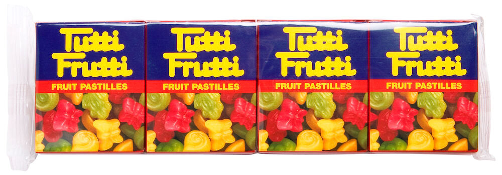 Tutti Frutti Fruit Pastilles 17g, 4-Pack - Scandinavian Goods