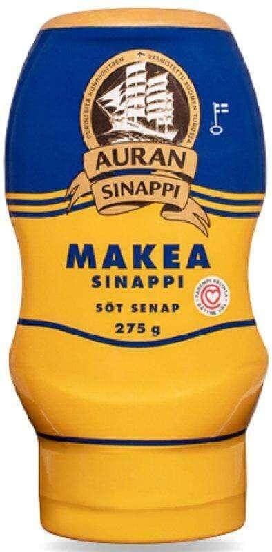 Auran Sweet Mustard 275g, 8-Pack - Scandinavian Goods