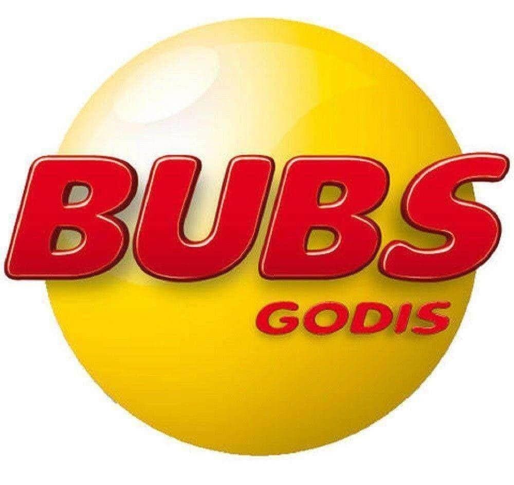 Bubs Godis Hallonlakritsskalle Skum 90g, 24-Pack - Scandinavian Goods