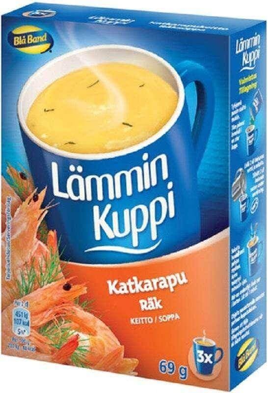 Lämmin Kuppi Shrimp Soup 69g, 16-Pack - Scandinavian Goods