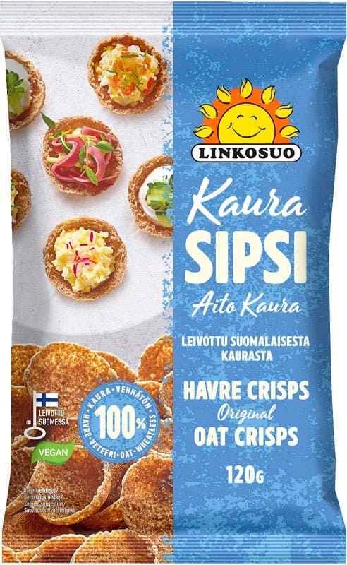 Linkosuo Original Oat Crisps 120g - Scandinavian Goods
