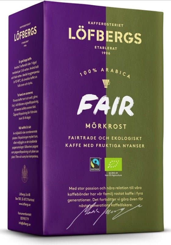 Löfbergs Fair Dark 450g - Scandinavian Goods