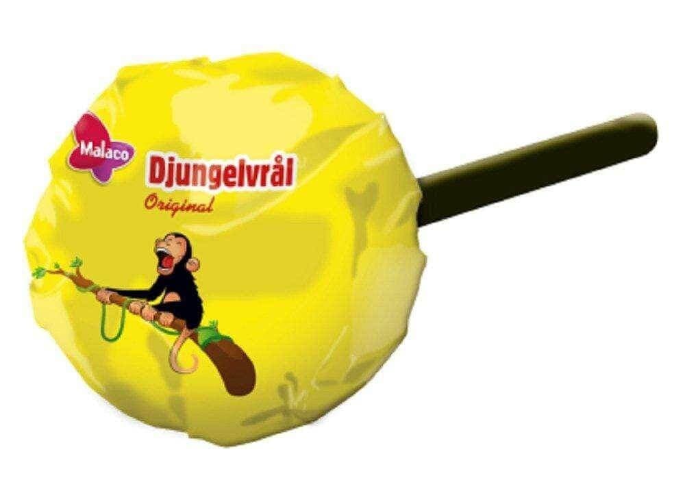 Malaco Djungelvrål Lollipop 15g - Scandinavian Goods