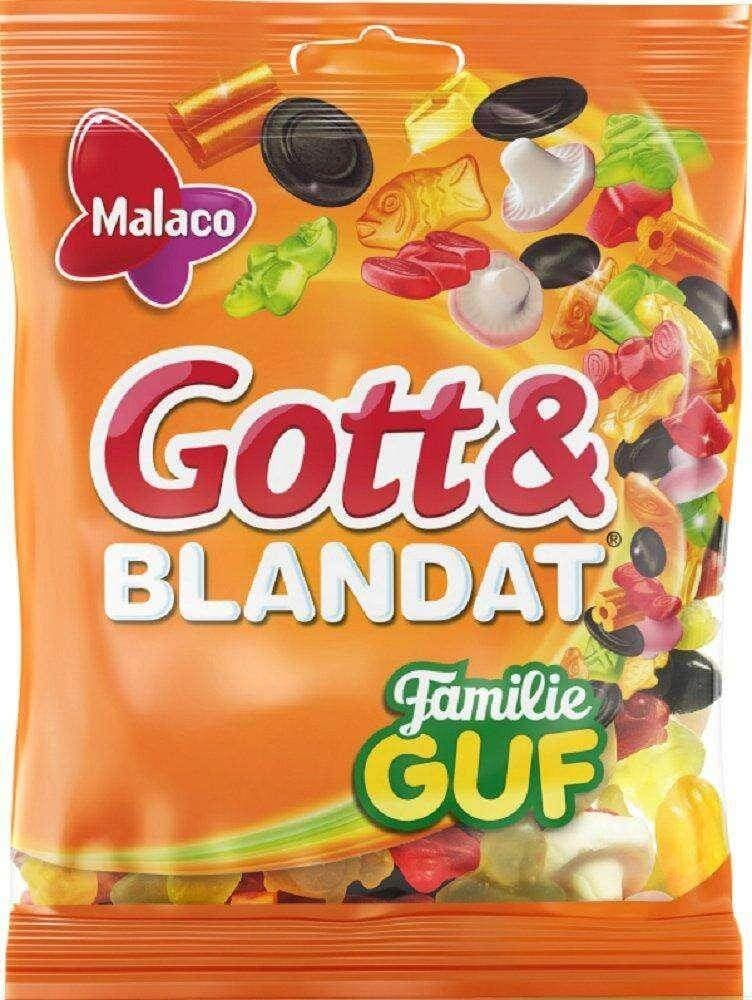 Malaco Gott & Blandat Familie Guf 700g, 4-Pack - Scandinavian Goods