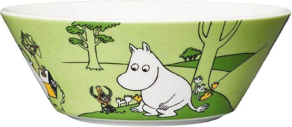 Moomintroll Bowl 15cm, Green - Scandinavian Goods