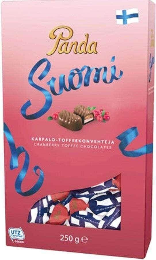 Panda Suomi Karpalo - Toffee 250g, 6-Pack - Scandinavian Goods