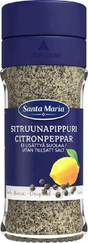 Santa Maria No Salt Lemon Pepper 42g, 12-Pack - Scandinavian Goods