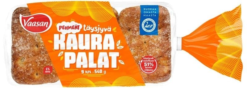 Vaasan Pehmeät Kaurapalat 540g - Scandinavian Goods