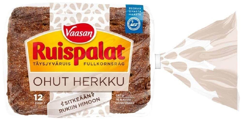 Vaasan Ruispalat Ohut Herkku 390g - Scandinavian Goods