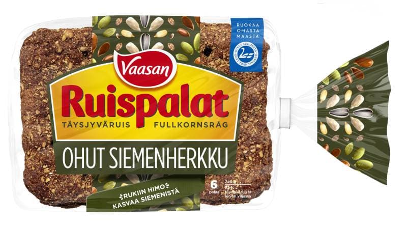Vaasan Ruispalat Ohut Siemenherkku 240g - Scandinavian Goods