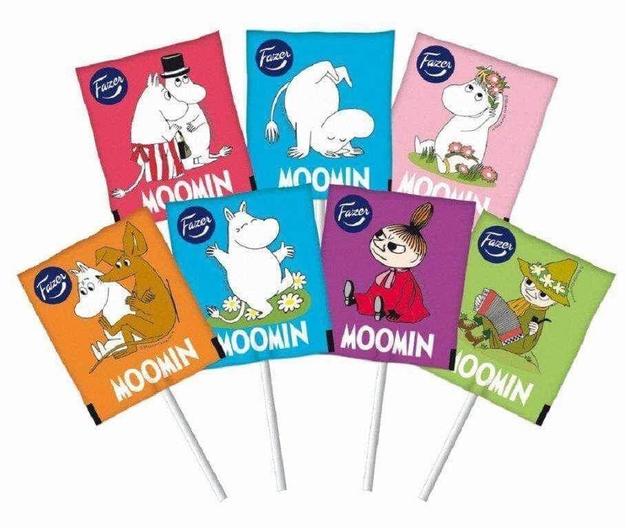 Fazer Moomin Lollipop Mix 120g, 10-Pack - Scandinavian Goods