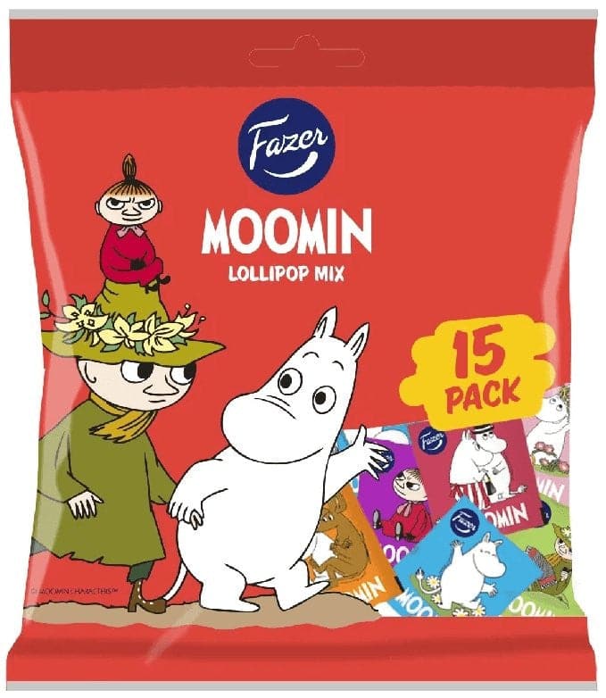 Fazer Moomin Lollipop Mix 120g - Scandinavian Goods