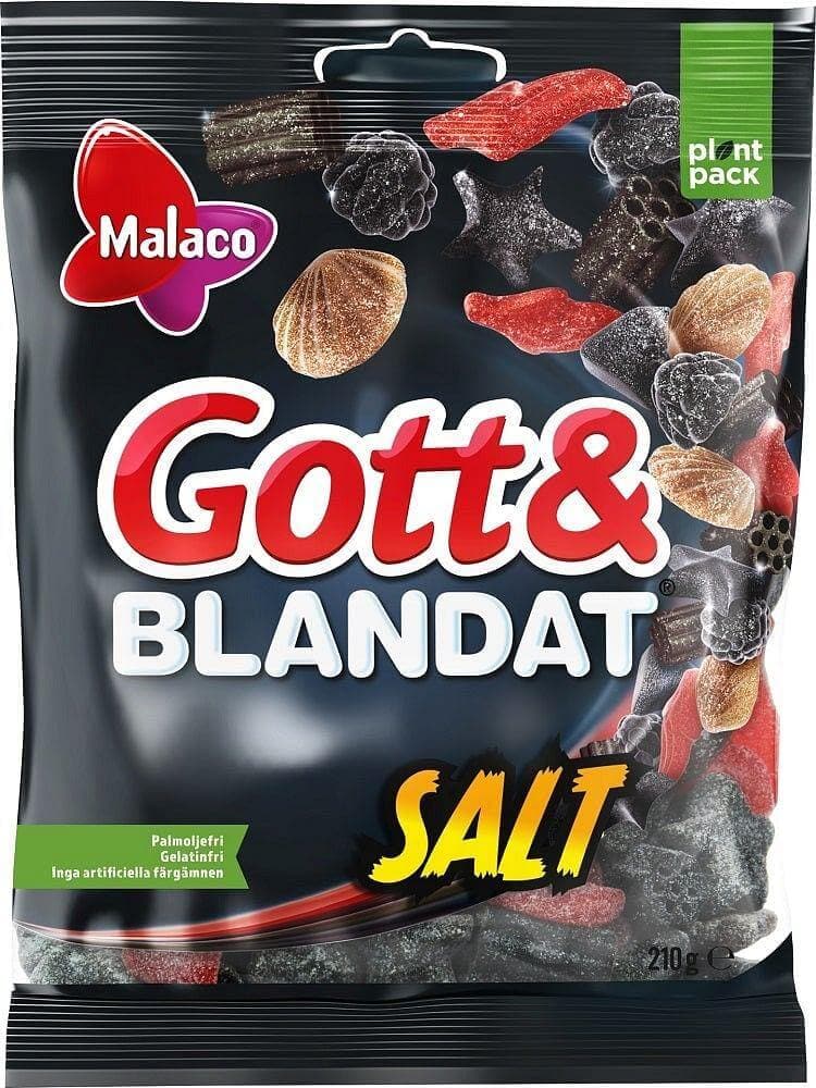 Gott & Blandat Salt 210g, 10-Pack - Scandinavian Goods