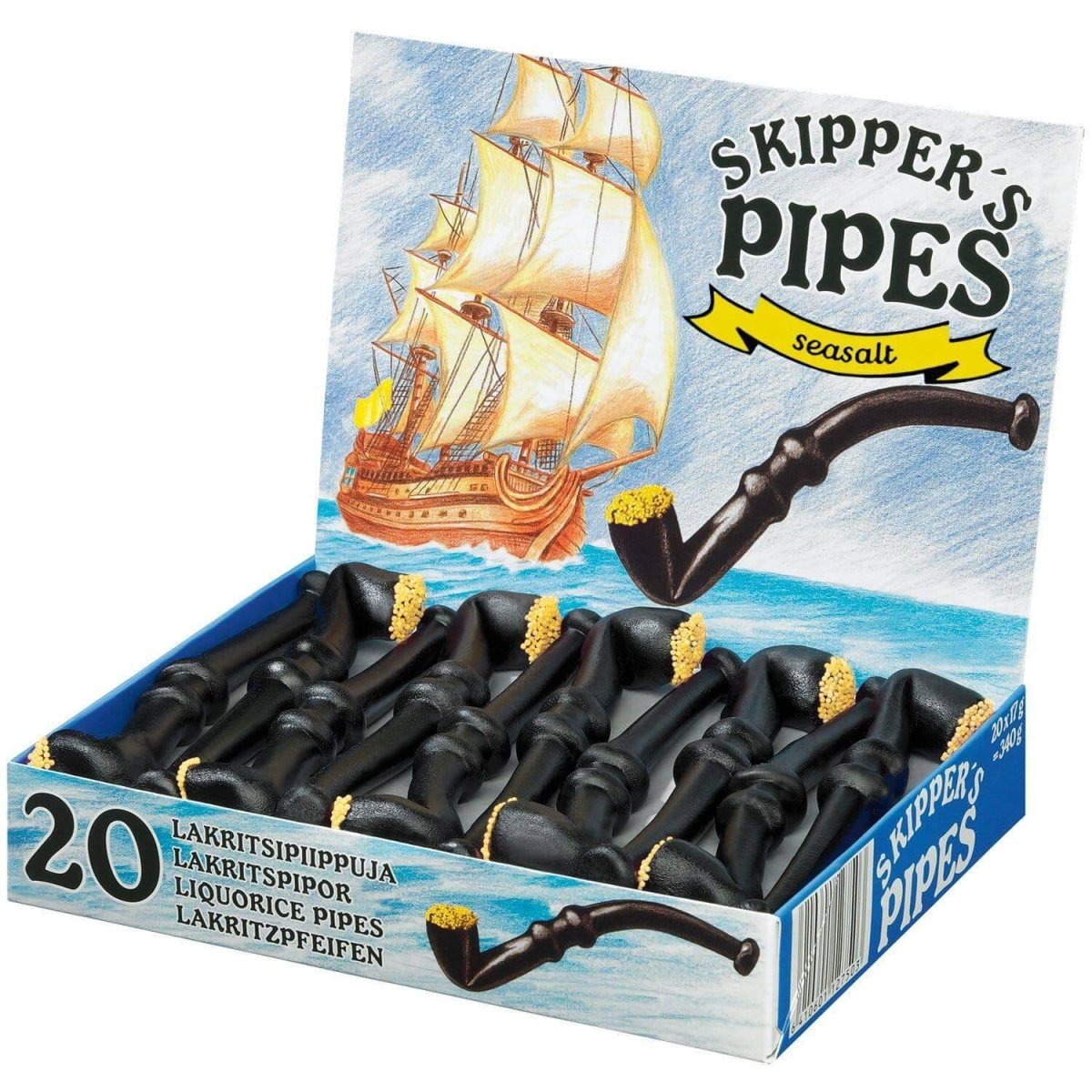 Skipper's Pipes Seasalt 340g - Scandinavian Goods