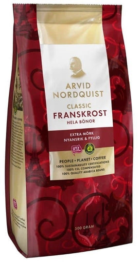 Arvid Nordquist Franskrost Coffee Beans 500g, 6-Pack - Scandinavian Goods