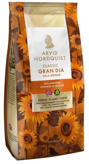 Arvid Nordquist Gran Dia Coffee Beans 500g, 6-Pack - Scandinavian Goods