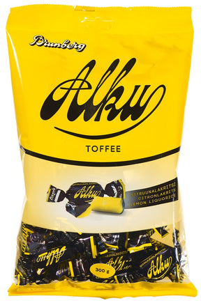Brunberg Alku Toffee Lemon-Licorice 300g - Scandinavian Goods